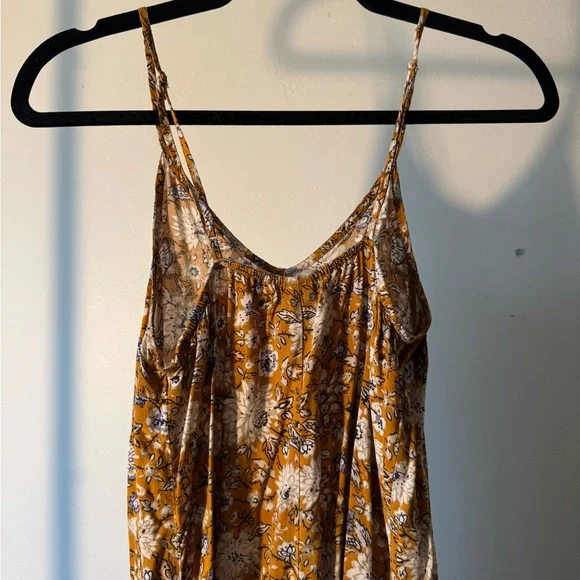 Floral Goldenrod Dress - Picture 4 of 9